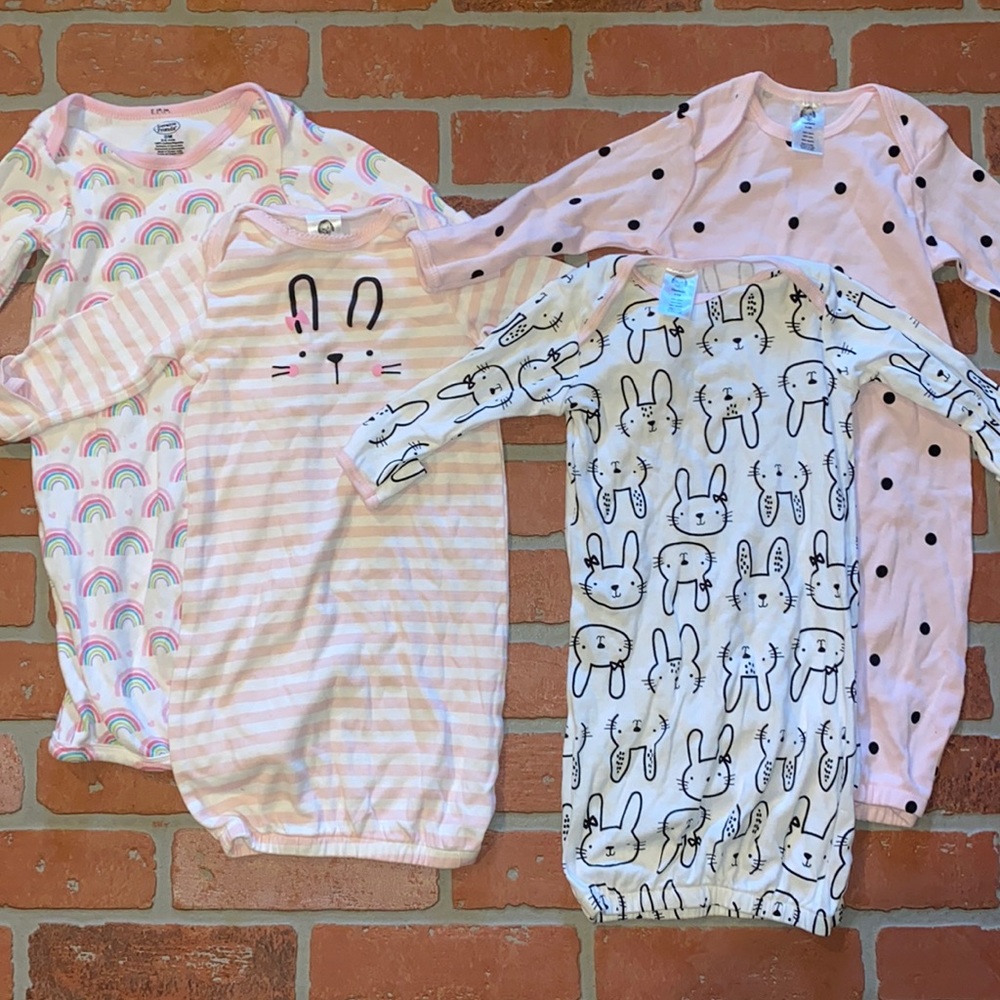 Babygirl 0-6m sleep sacks
